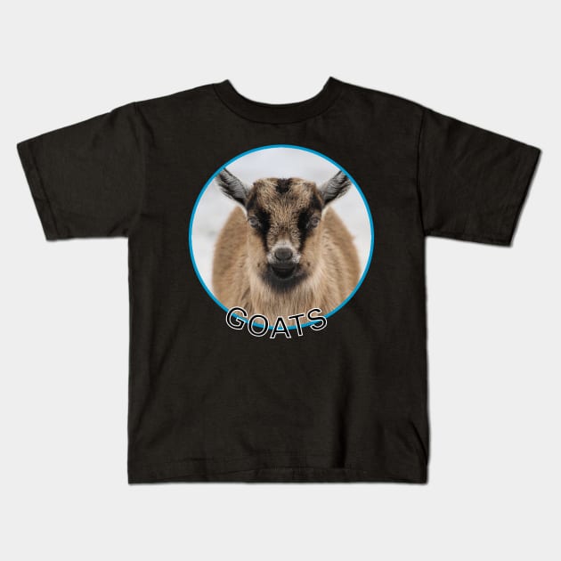 Goats Kids T-Shirt by rturnbow